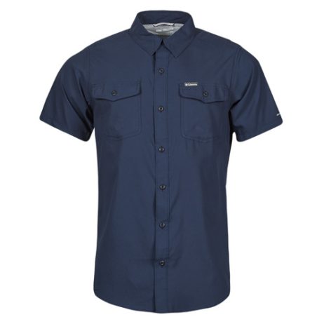 Camicia a maniche corte uomo Columbia  Utilizer II Solid Short Sleeve Shirt  Marine Columbia 191455942387